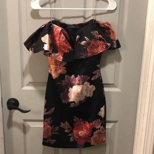 Off the shoulder floral dress
